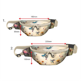 HIP BAG - MAGIC MEADOW PAT. 4  / Choice of sizes