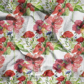 POPPIES PAT. 2 (IN THE MEADOW) - Cotton muslin