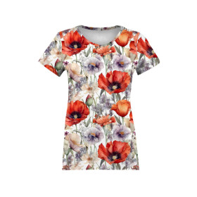 POPPIES pat. 5 - Cotton woven fabric