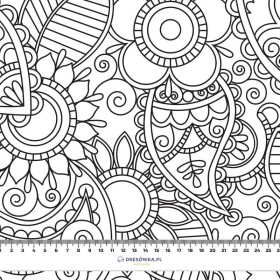 MEHNDI BLACK / white - Cotton muslin