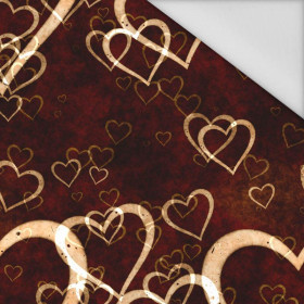 GOLDEN HEARTS / contour - Waterproof woven fabric