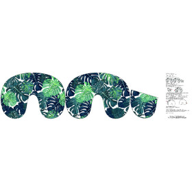 NECK PILLOW - MONSTERA 2.0 - sewing set