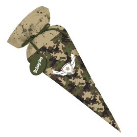 First Grade Candy Cone - CAMOUFLAGE OLIVE - sewing set