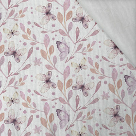 BUTTERFLIES MIX PAT. 2 (WATER-COLOR BUTTERFLIES) - Cotton muslin