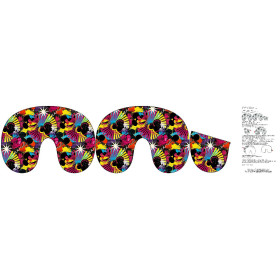 NECK PILLOW - IMITATION COLORFUL SWEATER pat. 1 - sewing set