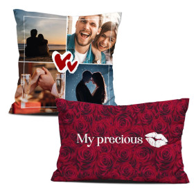 DECORATIVE PILOWS - MY PRECIOUS  - WITH OWN PRINT - sewing set 