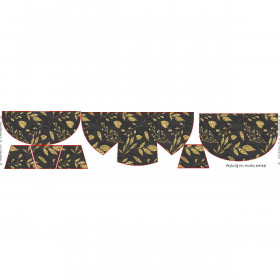 HIP BAG - LEAVES pat. 11 (gold) / Choice of sizes