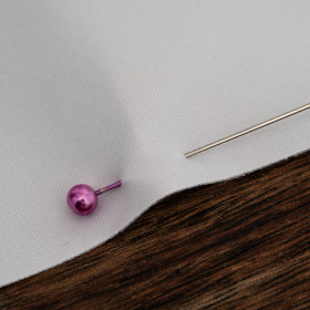 PIXELS pat. 2 / purple  - Nylon fabric Pumi