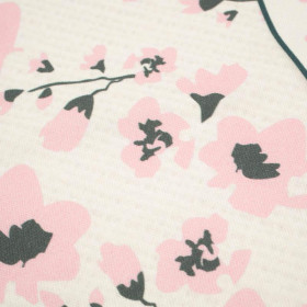 CUSHION PANEL - Najlepsza Babcia na Świecie/ painted flowers - HOME DECOR PREMIUM 
