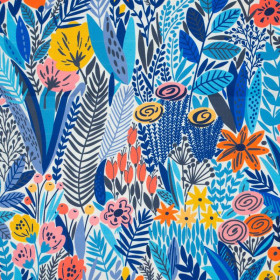 COLORFUL MEADOW - Waterproof woven fabric