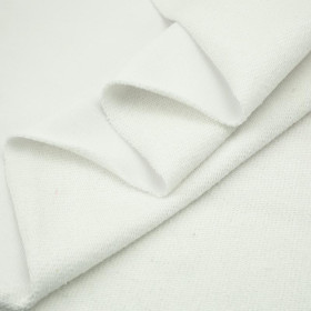COUPON - WHITE - thick looped knit 