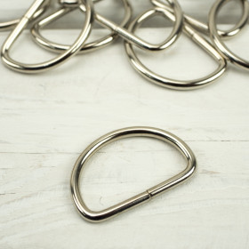 D-rings 30 mm - nickel