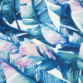 WATER-COLOR LEAVES - Waterproof woven fabric