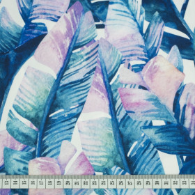 WATER-COLOR LEAVES - Waterproof woven fabric