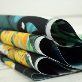 TROPICAL LILIES - Waterproof woven fabric
