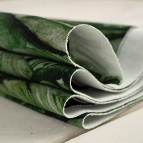 BANANA LEAVES pat. 4 (JUNGLE) - looped knit fabric