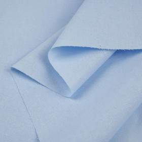 LIGHT BLUE - Cotton woven fabric