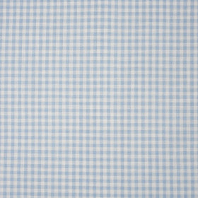 WHITE DOTS / light blue - Cotton woven fabric