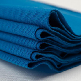 B-33 - CLASSIC BLUE - T-shirt knit fabric 100% cotton T180