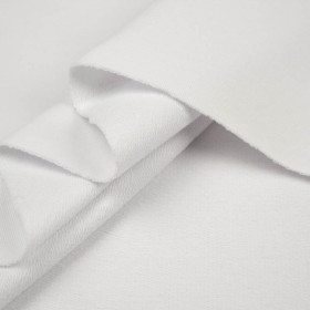 50% - B-00 WHITE - looped knitwear with elastan