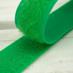 Nylon Velcro Hoop Tape 20 mm complet - GREEN