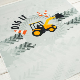 DIGGER - panel (60cm x 50cm) looped knit