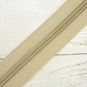 Zipper tape 5 mm beige - 010