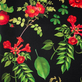 RED GARDEN (PARADISE GARDEN)  - Waterproof woven fabric