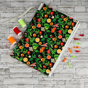 MINI PARADISE FRUITS pat. 2 (PARADISE GARDEN)  - Woven Fabric for tablecloths