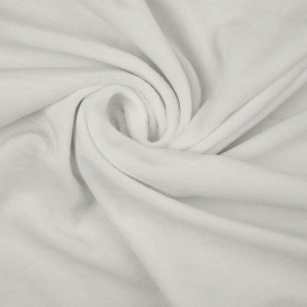 WHITE - cotton velour