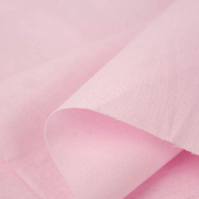 POWDER PINK - Cotton woven fabric