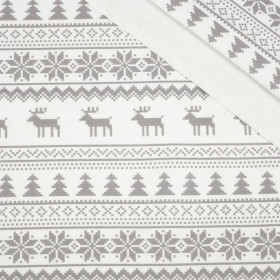 REINDEERS PAT. 2 /  light grey - looped knit 