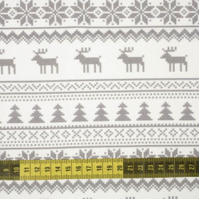 REINDEERS PAT. 2 /  light grey - looped knit 