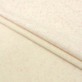 Melange Beige-Pink - thick looped knit 