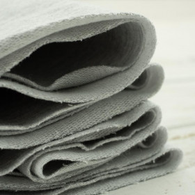 BEAR (ADVENTURE) / melange light grey - Panoramic panel - looped knit fabric with elastane