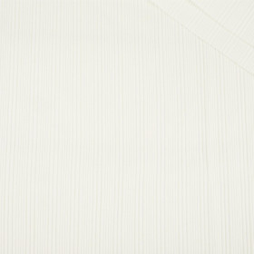 Ribbed knit fabric - Cloud Dancer/ ECRU (D-02) 
