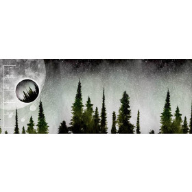 METEOR SHOWER (GALAXY) - SINGLE JERSEY PANORAMIC PANEL (60cm x 155cm)