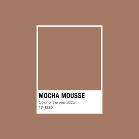 ACID WASH Mocha Mousse - looped knit fabric