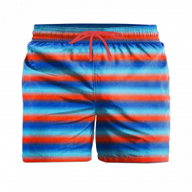 Men's swim trunks - STRIPES / surfing - sewing set