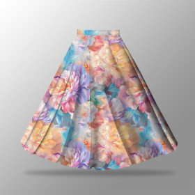 Skirt panel "MAXI"/ Pastel flowers wz.19