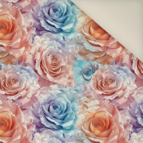PASTEL FLOWERS WZ.8- Upholstery velour 