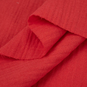 RED - Cotton muslin