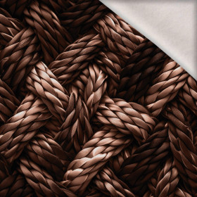 RATTAN / Mocha Mousse  - brushed knitwear with elastane ITY
