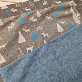 Fabric bundle PAT. 33 - looped knit fabric