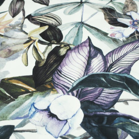 PARADISE FLOWERS - Nylon fabric premium