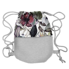 GYM BAG WITH POCKET - PARADISE FLOWERS - sewing set