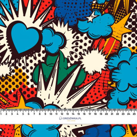 RETRO COMICS PAT.3 - Waterproof woven fabric