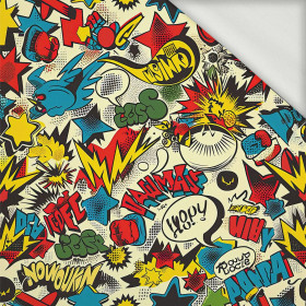 RETRO COMICS PAT.6 - looped knit fabric