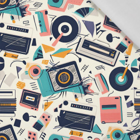 RETRO MUSIC - Cotton woven fabric