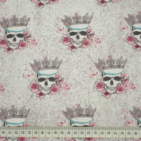 SKULL QUEEN - single jersey with elastane TE210